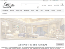 Tablet Screenshot of labellafurniture.com